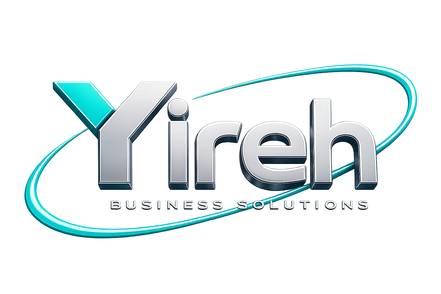 Yireh teal logo on white